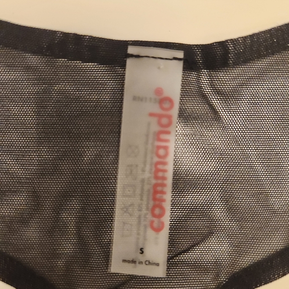 Commando Mesh Thongs Size S - Picture 2 of 3